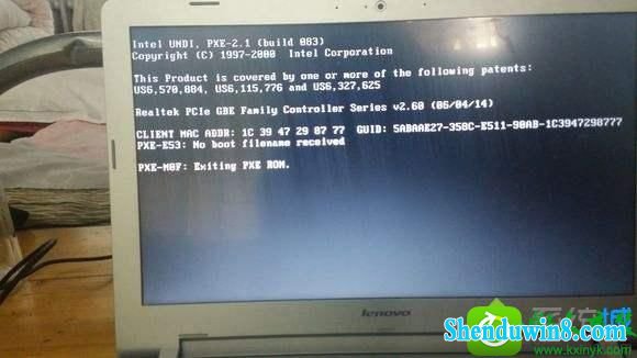 win10ϵͳʾpxE-E53:no boot filename receivedĽ