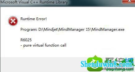 win10ϵͳruntime error R6025Ľ