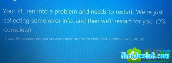 win8.1ϵͳʾdrive power state failureĽ