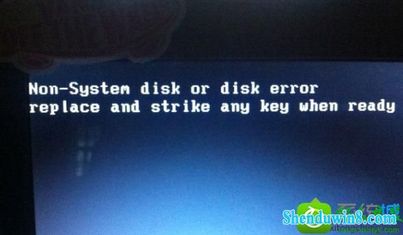 win8.1ϵͳʾnon-system disk or disk errorĽ