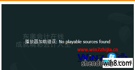 win8ϵͳ޷ŻƼƵʾno playable sources foundͼĲ